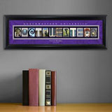 Personalized University Architectural Art - Big 10 Schools College Art