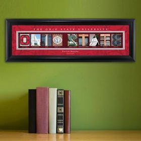 Personalized University Architectural Art - Big 10 Schools College Art