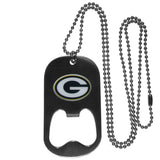 Personalized Bottle Opener - NFL - Necklace - Team Logo