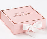 Will You Be My Best man? Proposal Box Pink w/ White Bow -  Border