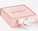 Will You Be My groomsman? Proposal Box Pink w/ White Bow -  Border