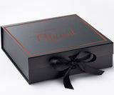 Will You Be our Officiant? Proposal Box black -  Border