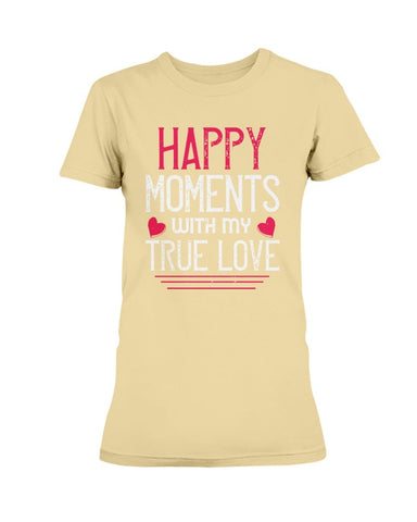 Happy Moments with my True Love Ultra Ladies T-Shirt