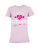 I Love My Girlfriend Ladies Missy T-Shirt