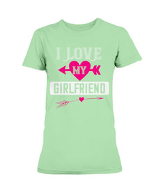 I Love My Girlfriend Ultra Ladies T-Shirt