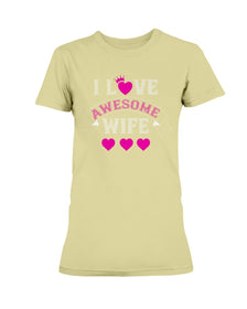 I Love Awesome Wife Ultra Ladies T-Shirt