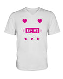 My Students Are My Valentine Ladies HD V Neck T