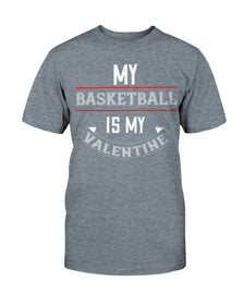 Basketball is My Valentine Unisex Tee