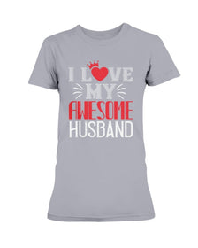 I Love My Awesome Husband Ultra Ladies T-Shirt