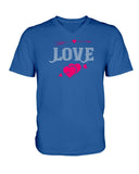 Love - Designed Ladies HD V Neck T