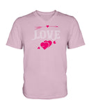 Love - Designed Ladies HD V Neck T