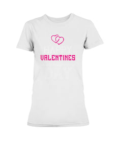 Happy Valentines Day with fancy hearts Ultra Ladies T-Shirt