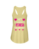 My Students Are My Valentine Ladies Racerback Tank