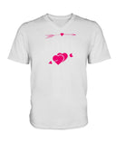 Love - Designed Ladies HD V Neck T