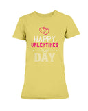 Happy Valentines Day with fancy hearts Ultra Ladies T-Shirt