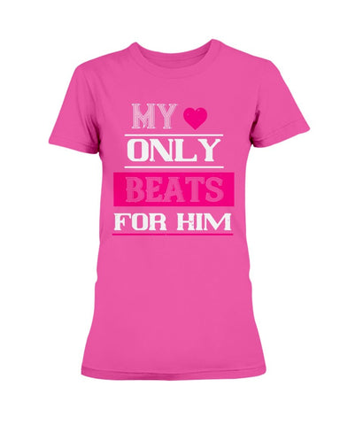 My Heart Beats Only For Him Ultra Ladies T-Shirt