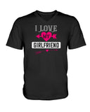 I Love My Girlfriend Ladies HD V Neck T