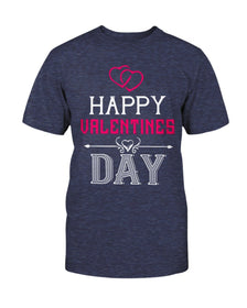 Happy Valentines Day with fancy hearts Unisex Tee
