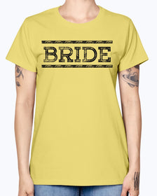 Bride Tee name on back