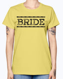 Bride Tee name on back