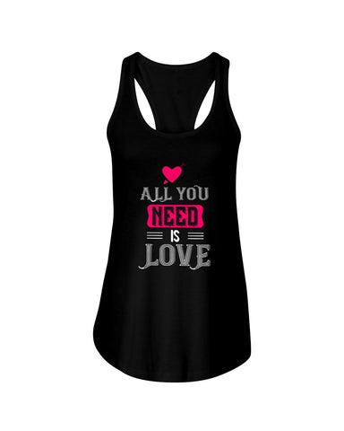 All You Need is Love Ladies Racerback Tank