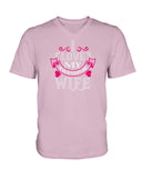 I Love My Awesome Wife Ladies HD V Neck T