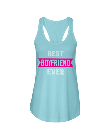 Best Boyfriend Ever Ladies Racerback Tank