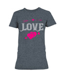 Love - Designed Ladies Missy T-Shirt