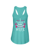 I Love My Awesome Wife Ladies Racerback Tank