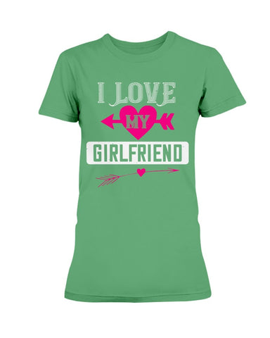 I Love My Girlfriend Ultra Ladies T-Shirt