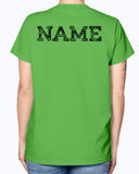 Bride Tee name on back