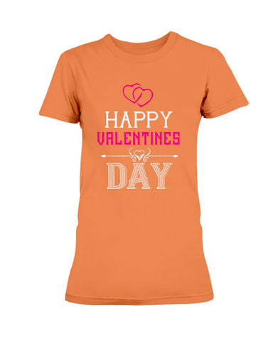 Happy Valentines Day with fancy hearts Ultra Ladies T-Shirt