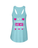 My Students Are My Valentine Ladies Racerback Tank