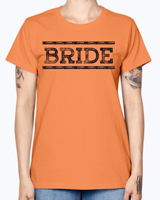 Bride Tee name on back