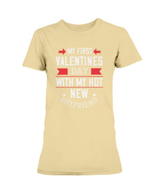 My First Valentine with My Boyfriend Ultra Ladies T-Shirt