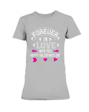 Happy Valentines Day Forever In Love Ladies Missy T-Shirt