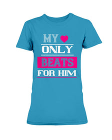 My Heart Only Beats For Him Ultra Ladies T-Shirt