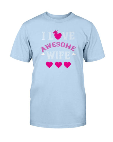 I Love Awesome Wife Unisex Tee