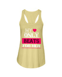 My Heart Only Beats For Her Ladies Racerback Tank