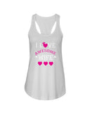 I Love Awesome Wife Ladies Racerback Tank