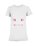 My Dog Is My Valentine Ladies Missy T-Shirt