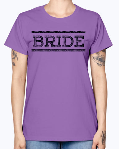 Bride Tee name on back