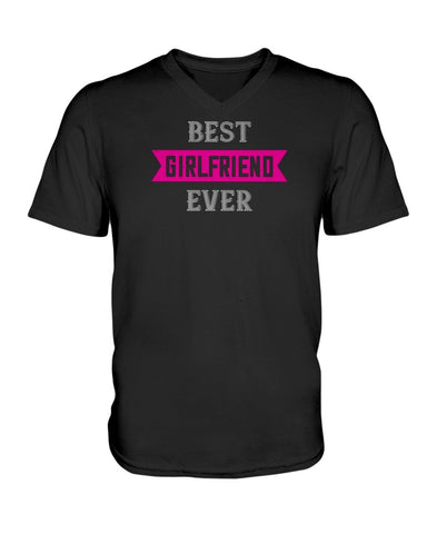 Best Girlfriend Ever Ladies HD V Neck T