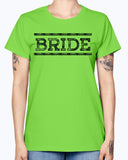 Bride Tee name on back