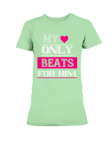 My Heart Beats Only For Him Ladies Missy T-Shirt