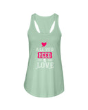 All You Need is Love Ladies Racerback Tank