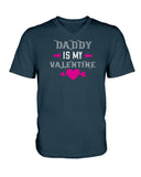 Daddy is my valentine Ladies HD V Neck T