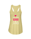 All You Need is Love Ladies Racerback Tank