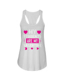 My Students Are My Valentine Ladies Racerback Tank