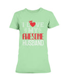 I Love My Awesome Husband Ladies Missy T-Shirt